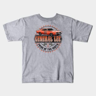 General Lee Pride of the South Lts Kids T-Shirt